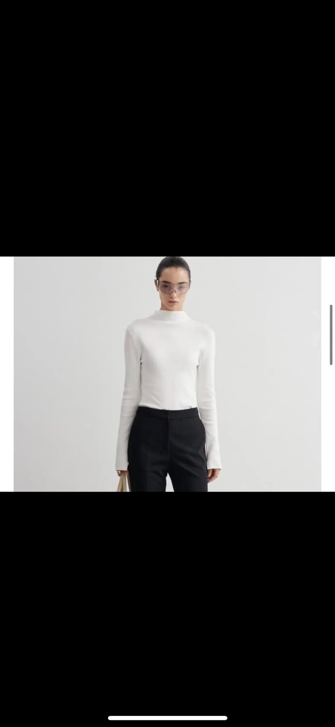 오르 고밀도 반넥 니트 아이보리 상품이미지3