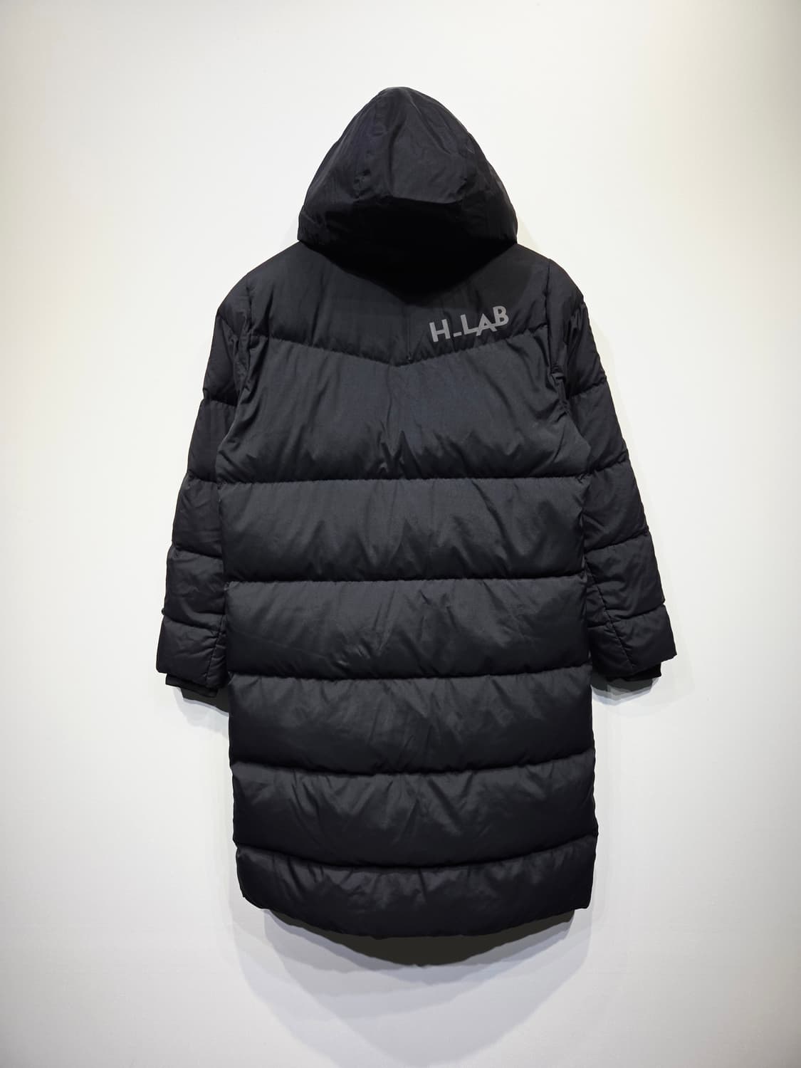 HAZZYS GOLF 헤지스 골프 여성 H_LAB 덕다운 롱패딩 블랙 상품이미지5