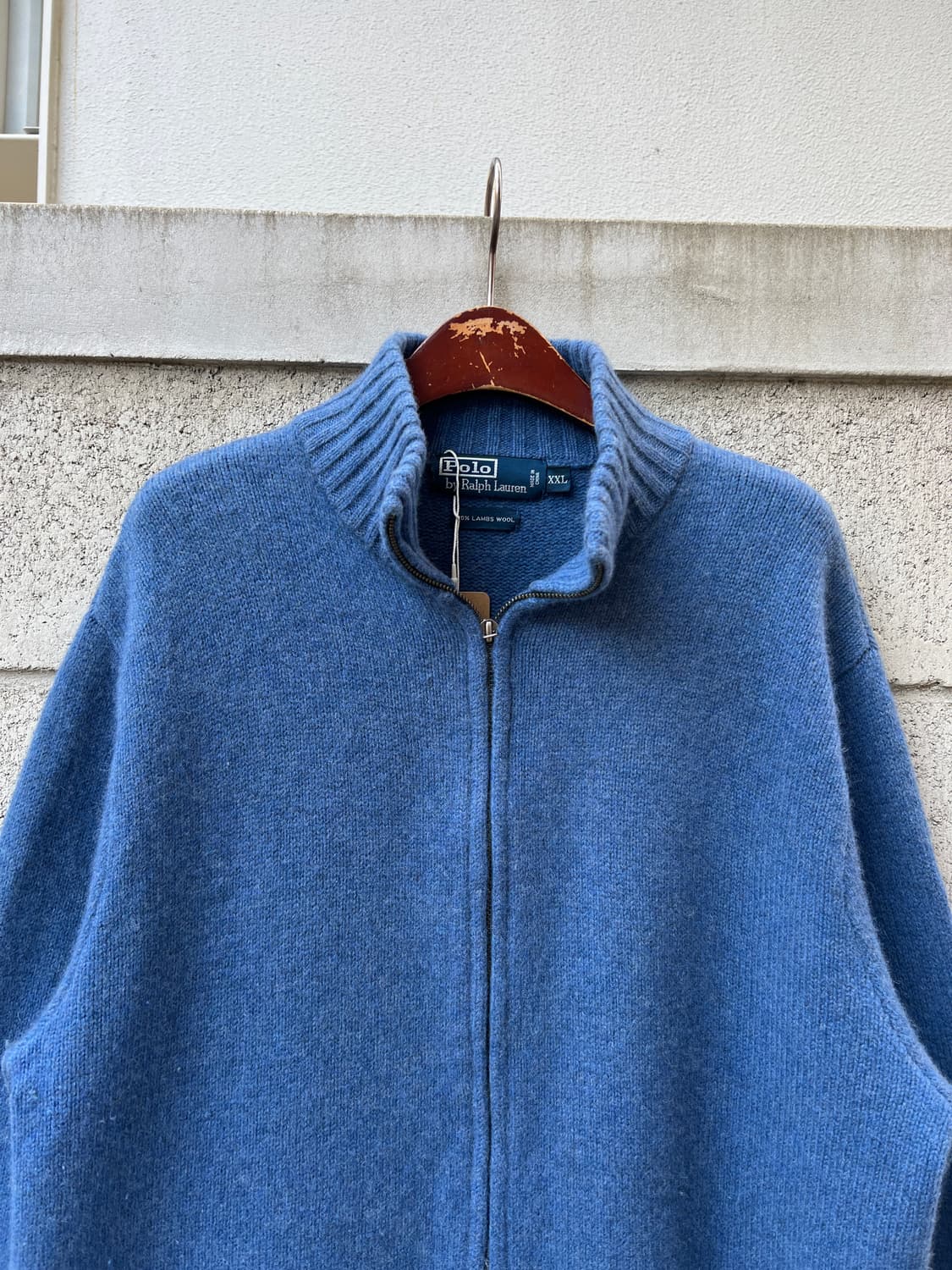 1990/00s POLO RALPH LAUREN 폴로램스울니트자켓 상품이미지3