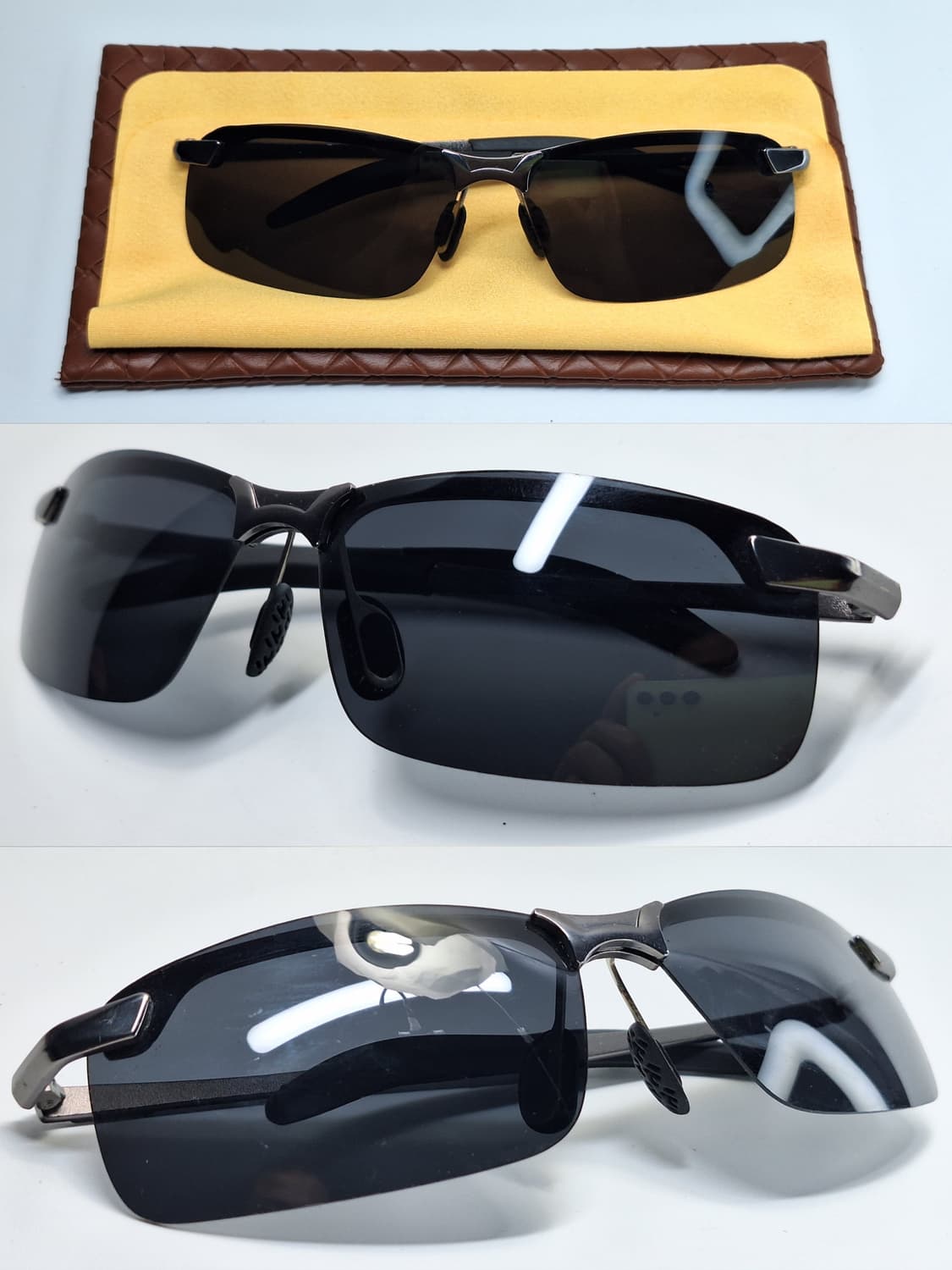 일본 수입 선글라스/빈티지 랩어라운드 y2k 사이버 스포티룩 레트로 패션 상품이미지3