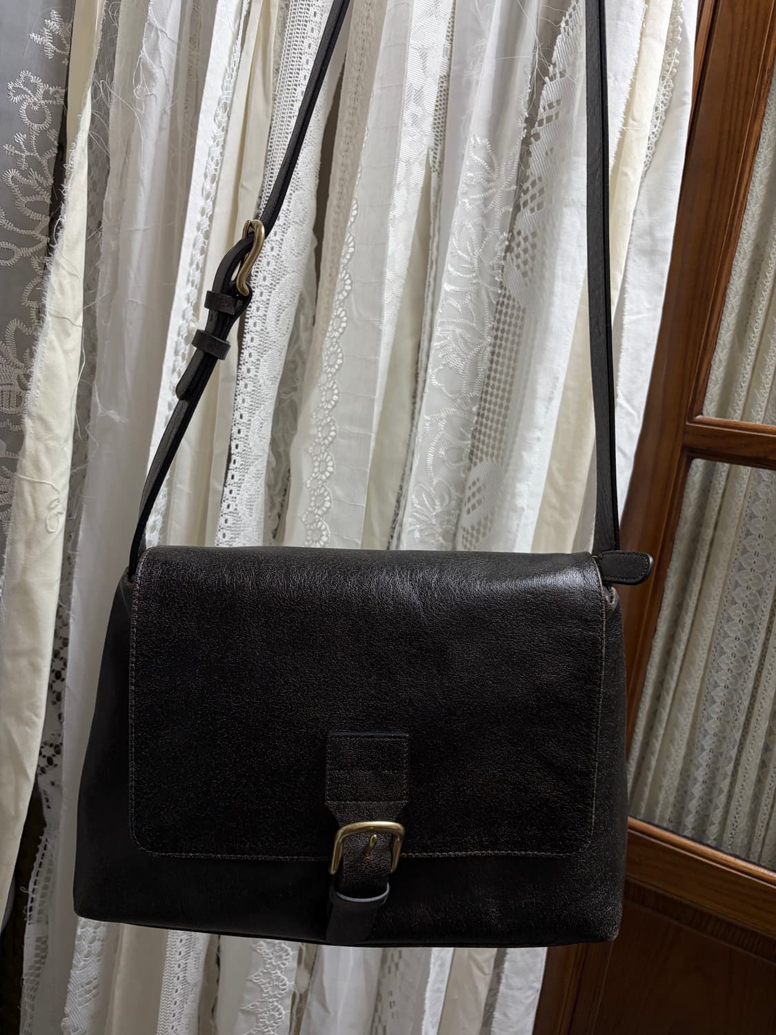 투에투아 마마스백 빈티지 레더 미디움 크로스백 상품이미지2