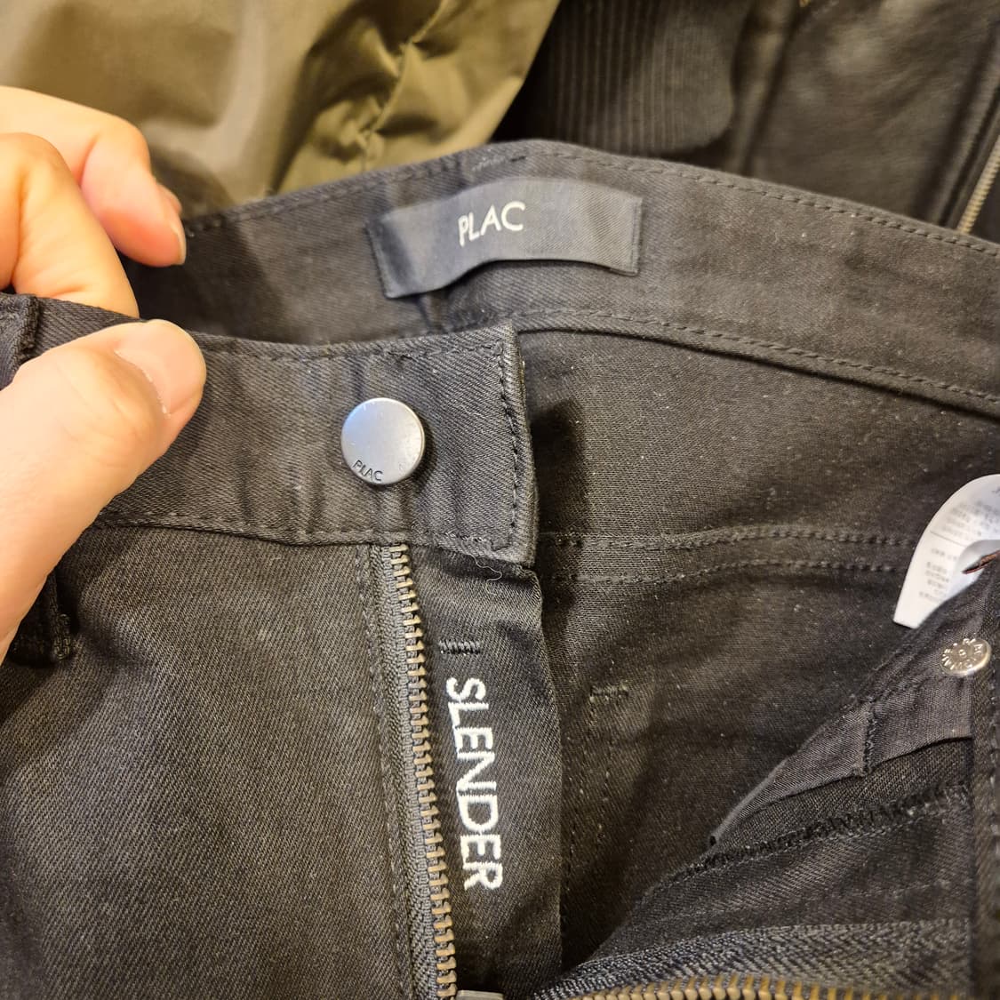 33인치 플랙진 SLENDER 슬림핏 블랙진  상품이미지4