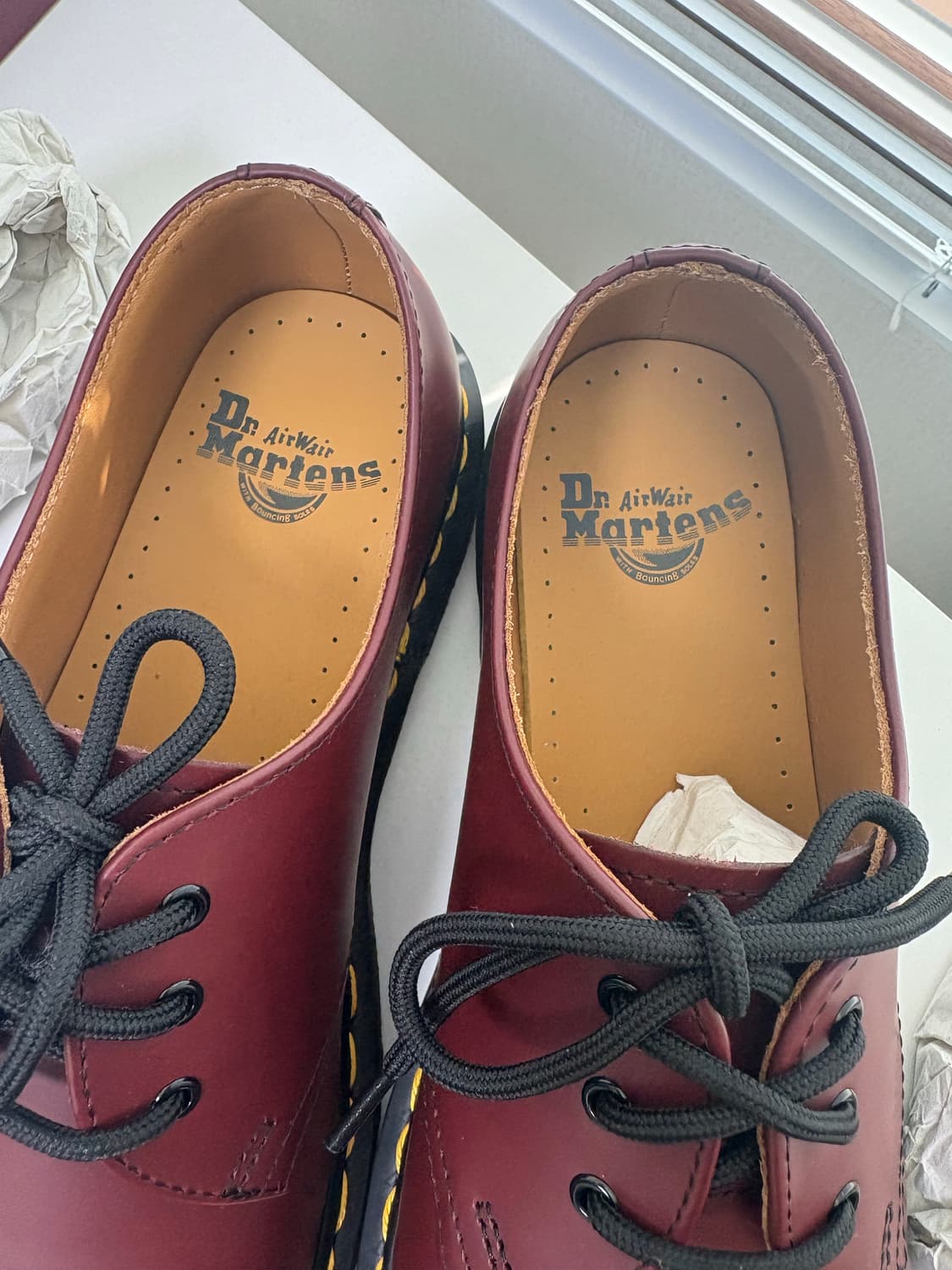 닥터마틴 1461 스무스 11838 체리레드 버건디 260 상품이미지7