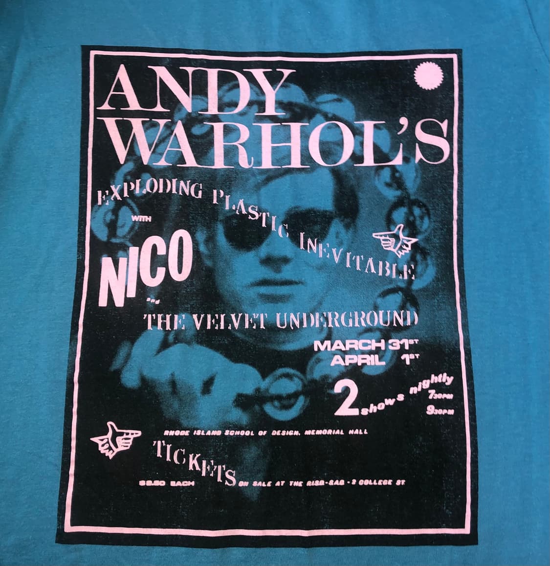 ☠️ HYSTERIC GLAMOUR X Andy Warhol 롱 티셔츠 상품이미지2