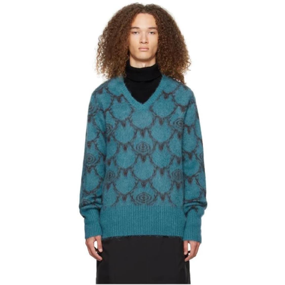 South2 West8 Mohair V-Neck Knit 상품이미지4