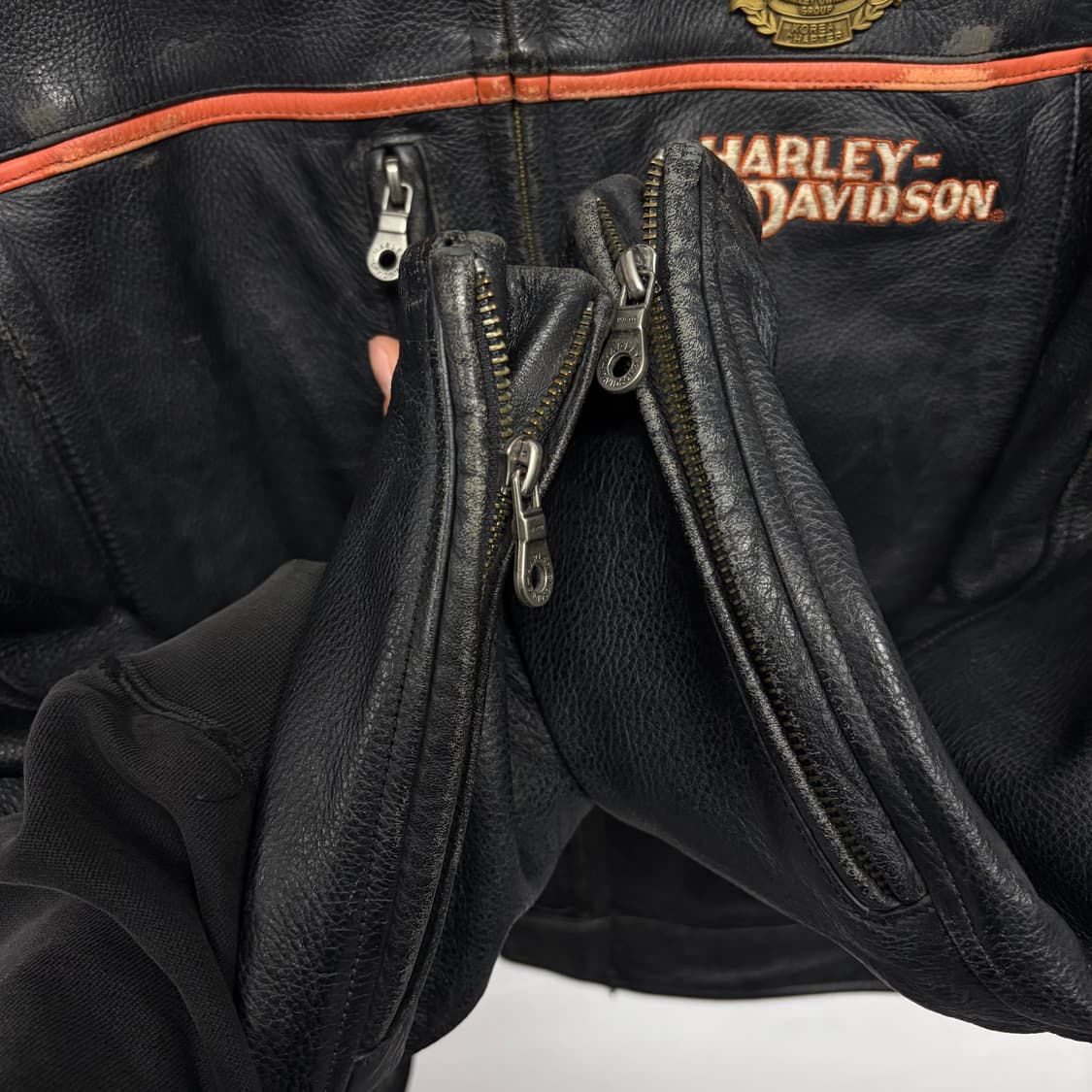 할리데이비슨 빅로고 라이더 자켓 상품이미지7