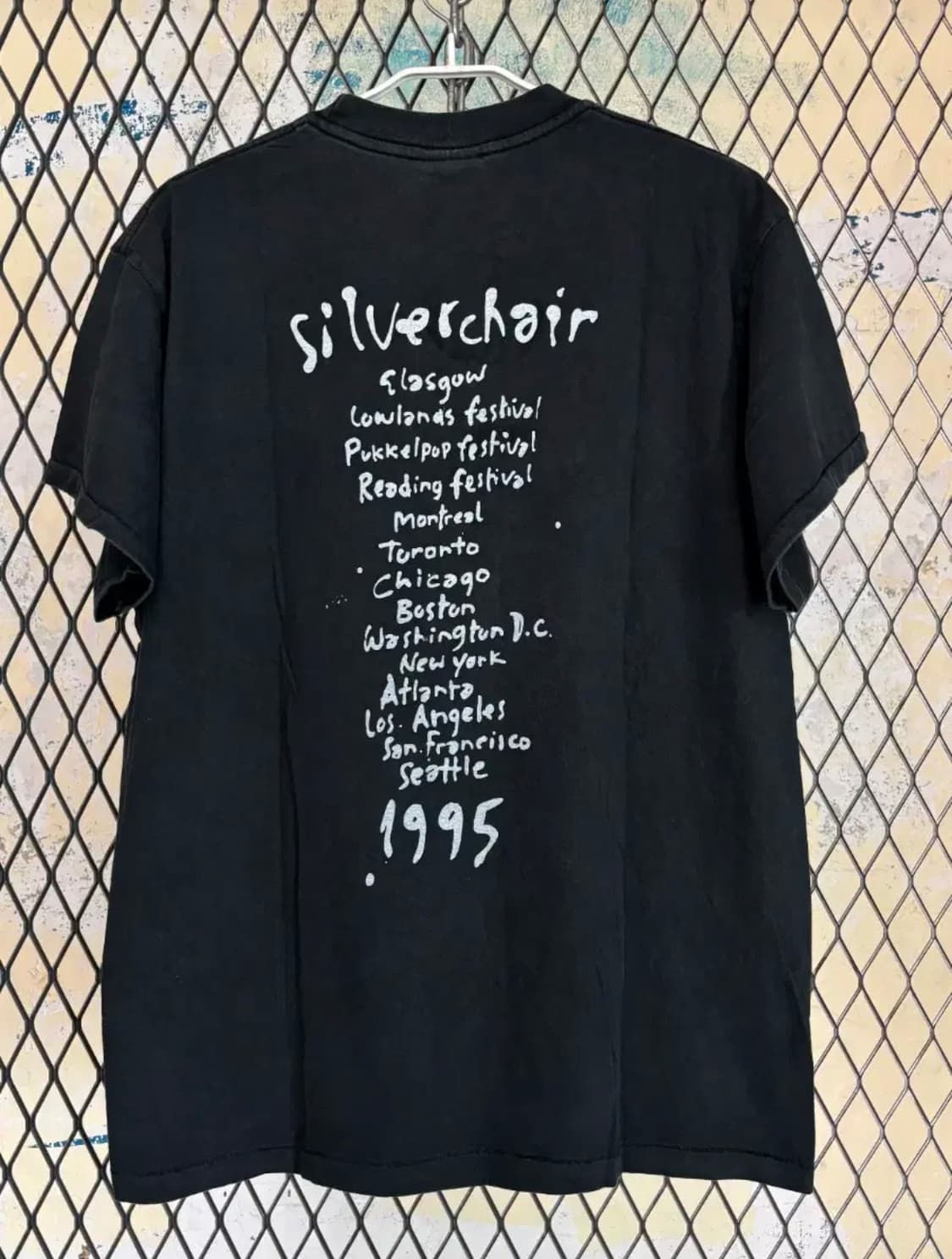 실버체어 빈티지 밴드티 상품이미지2