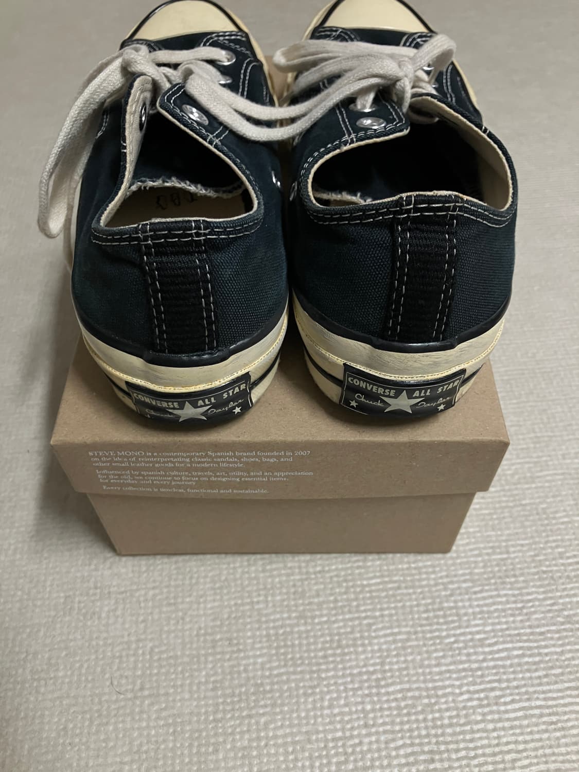 컨버스 척테일러 로우 블랙 240 상품이미지2