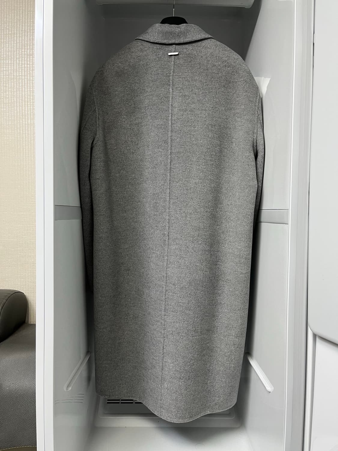 솔리드옴므 그레이 캐시미어 트윌 코트 50사이즈 상품이미지2