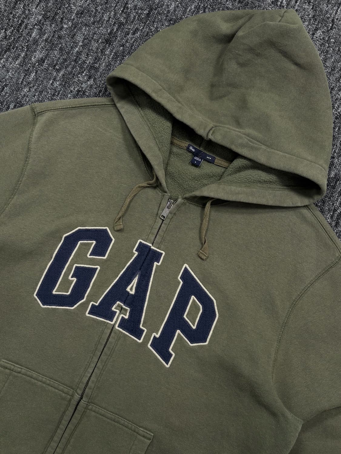 갭 카키 후드집업 상품이미지5