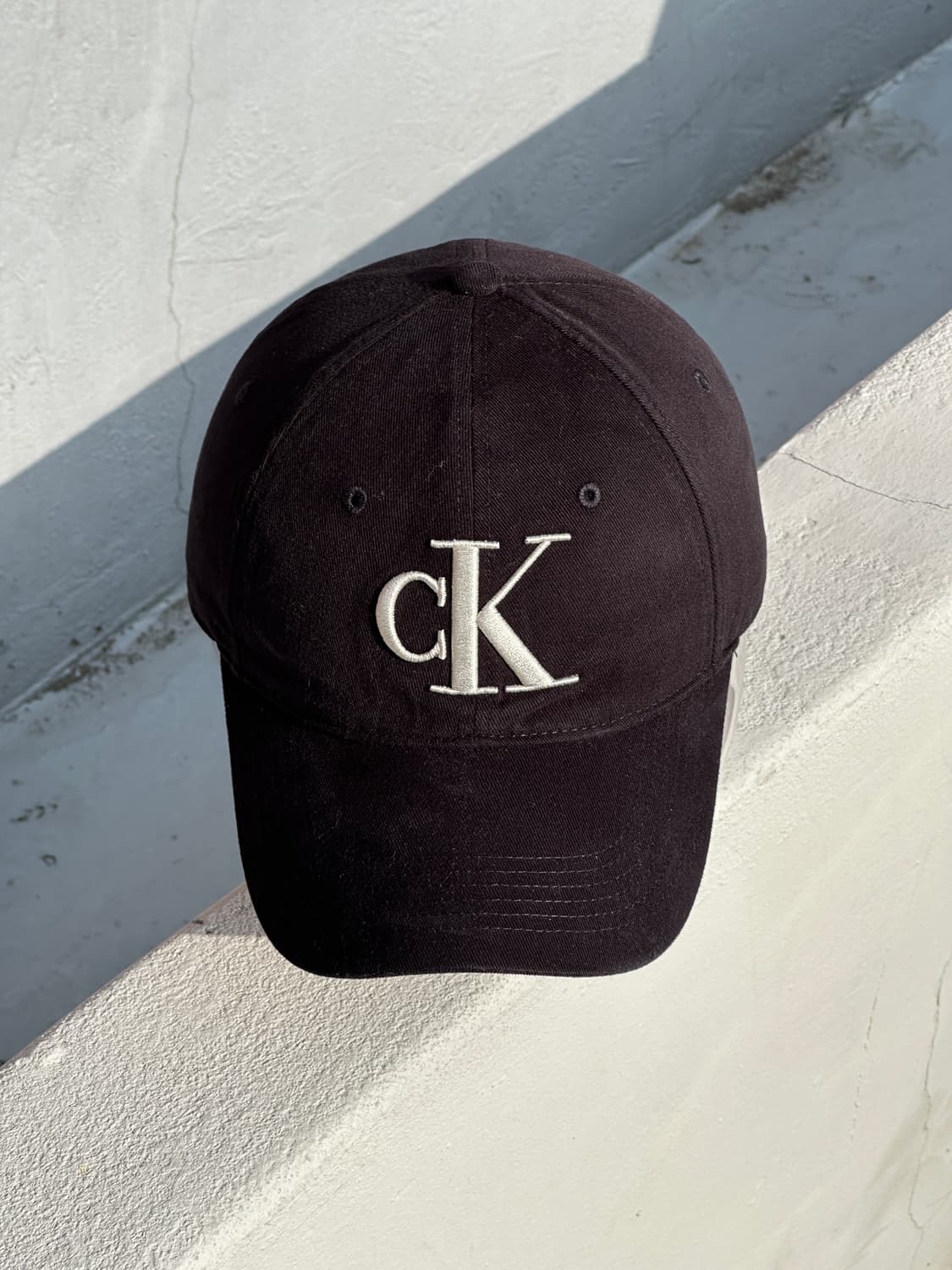 [M-L] 캘빈클라인 CK 로고 블랙 볼캡 모자 상품이미지1