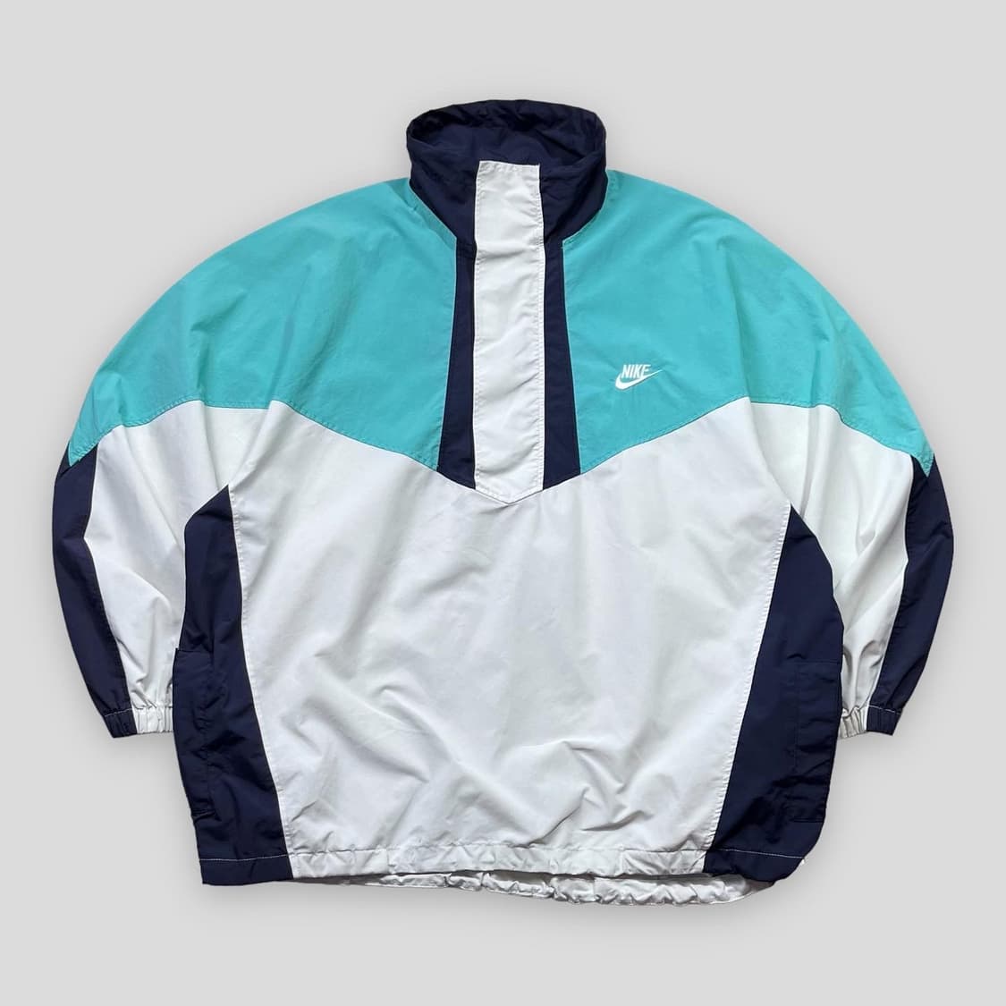 나이키 스카이블루 배색 아노락 바람막이 자켓 상품이미지1