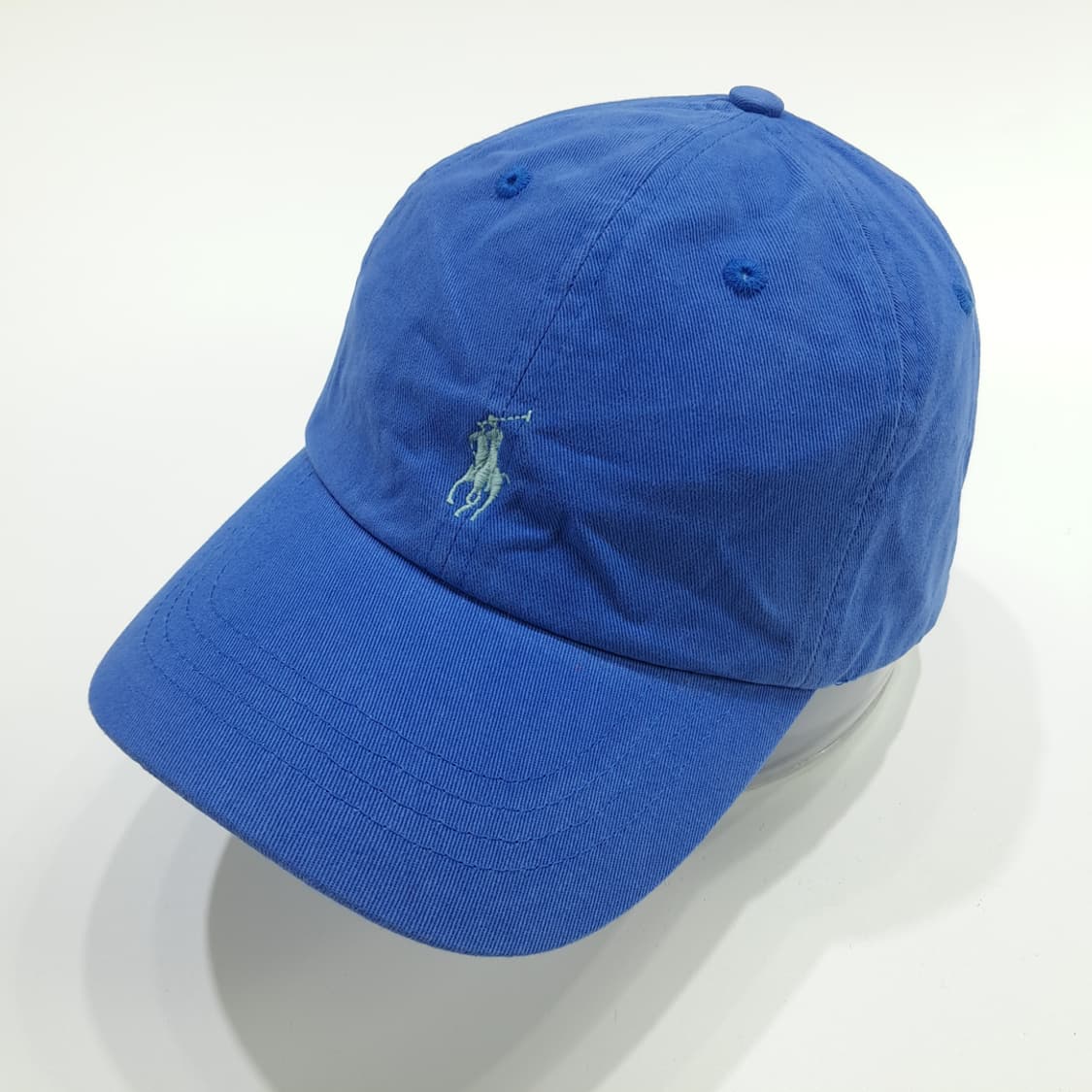CN761 폴로 랄프로렌 로얄블루 스카이블루 자수 볼캡 모자 상품이미지2