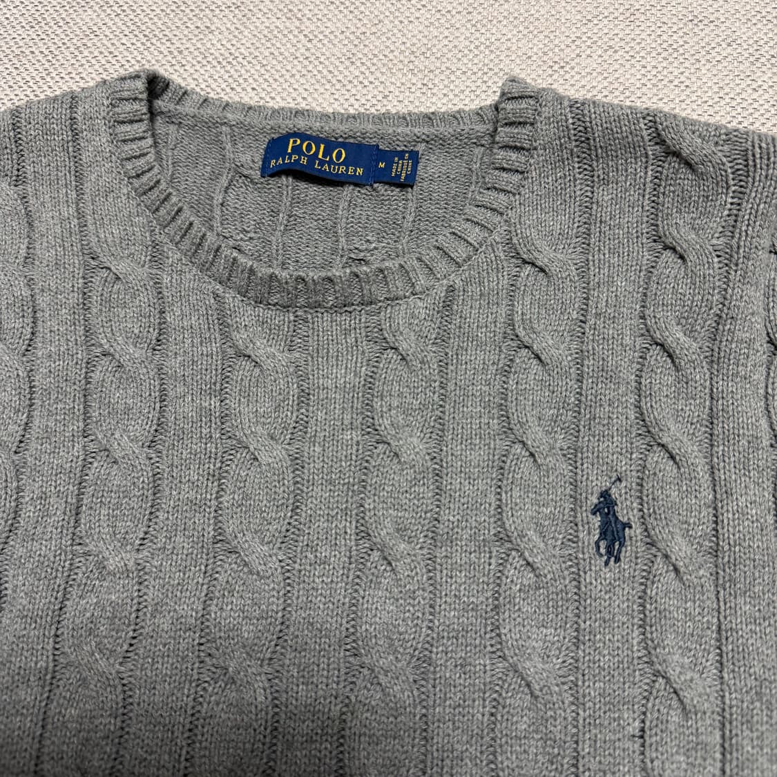 폴로 랄프로렌 라운드 케이블 니트 상품이미지2