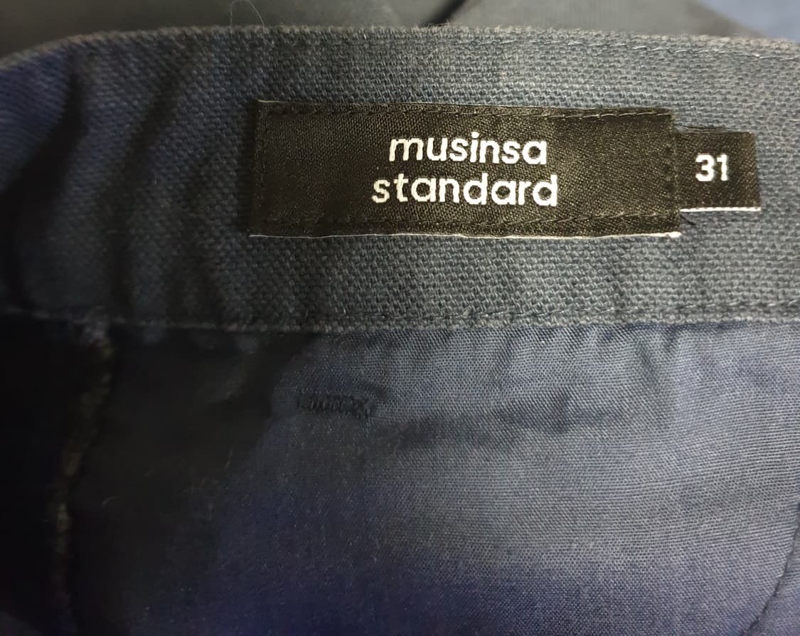 무신사스탠다드 캔버스 레귤러핏 워크팬츠 아이언그레이 (31) 상품이미지4