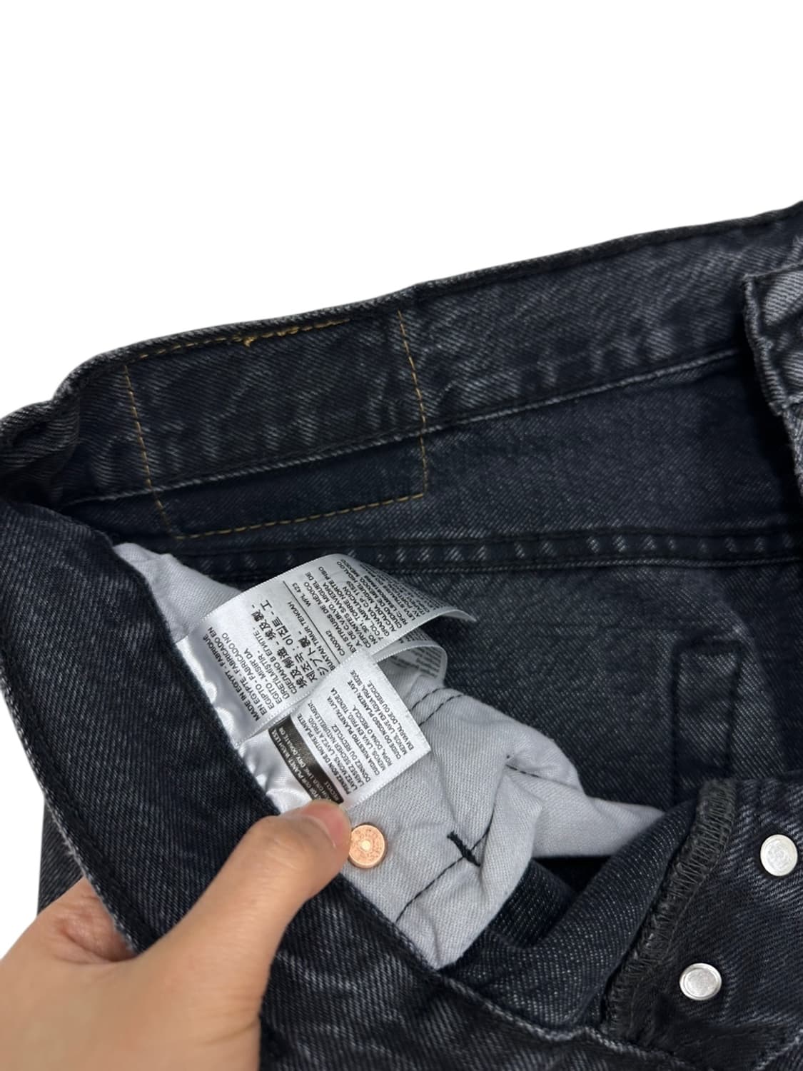 리바이스 501 블랙데님 (34)  상품이미지7