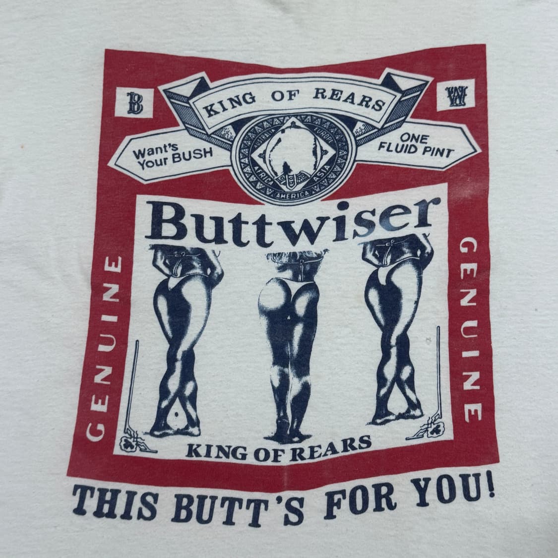 빈티지 90s 버드와이저 패러디 티셔츠 상품이미지3
