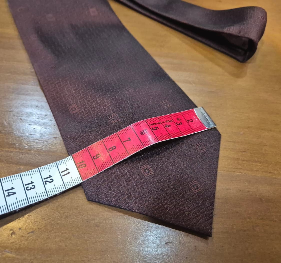 와인 브라운 텍스처 넥타이 상품이미지3