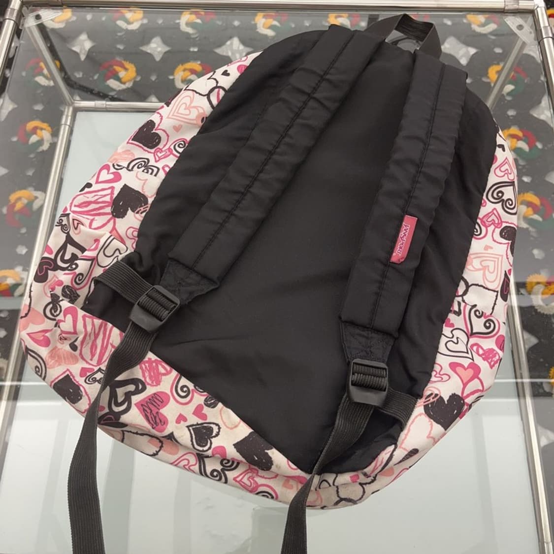 잔스포츠 00's 하트패턴 키치유니크 핀터감성 백팩 C08517 상품이미지4