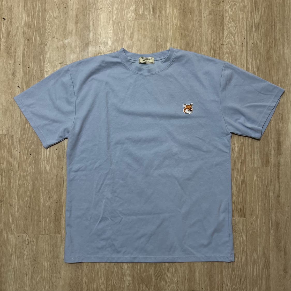 메종키츠네 폭스 헤드 라운드 반팔티 M/95  상품이미지1