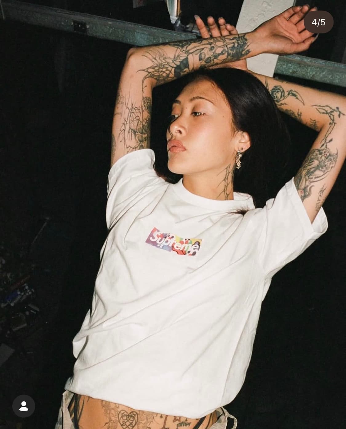 Supreme x SLAWN 박스 로고티셔츠 상품이미지4