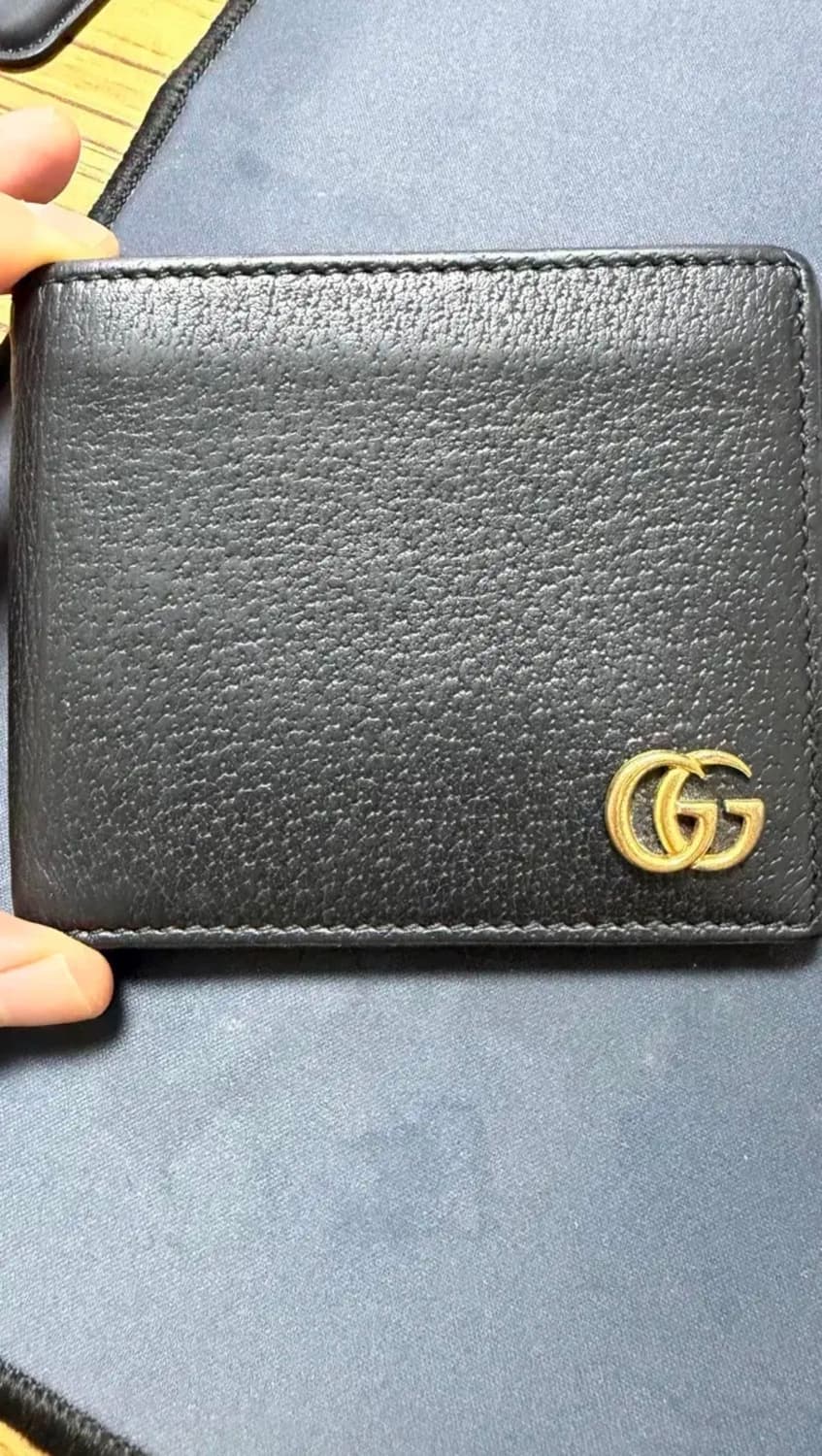 (정품)구찌 GG 마몬트 반지갑 블랙 상품이미지3