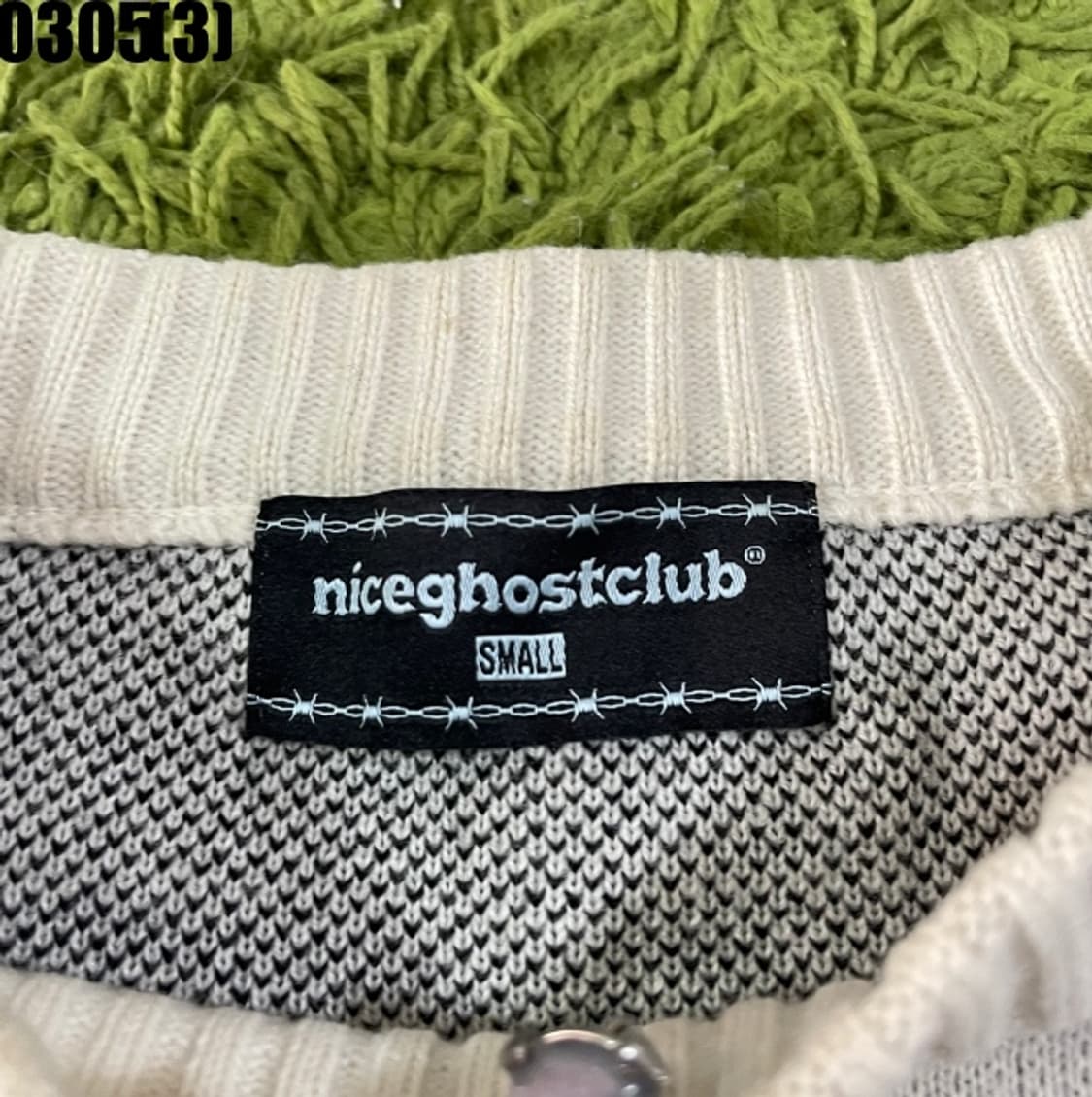 나이스고스트클럽 니트 스웨터 상품이미지3