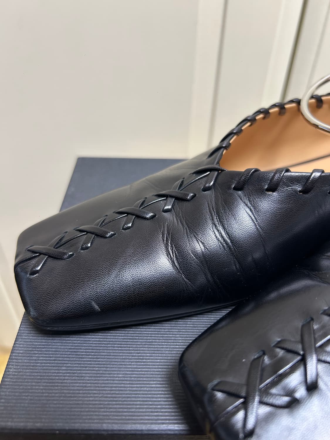 Jil sander 질샌더 앵클렛 발레리나 슈즈 37사이즈 상품이미지5