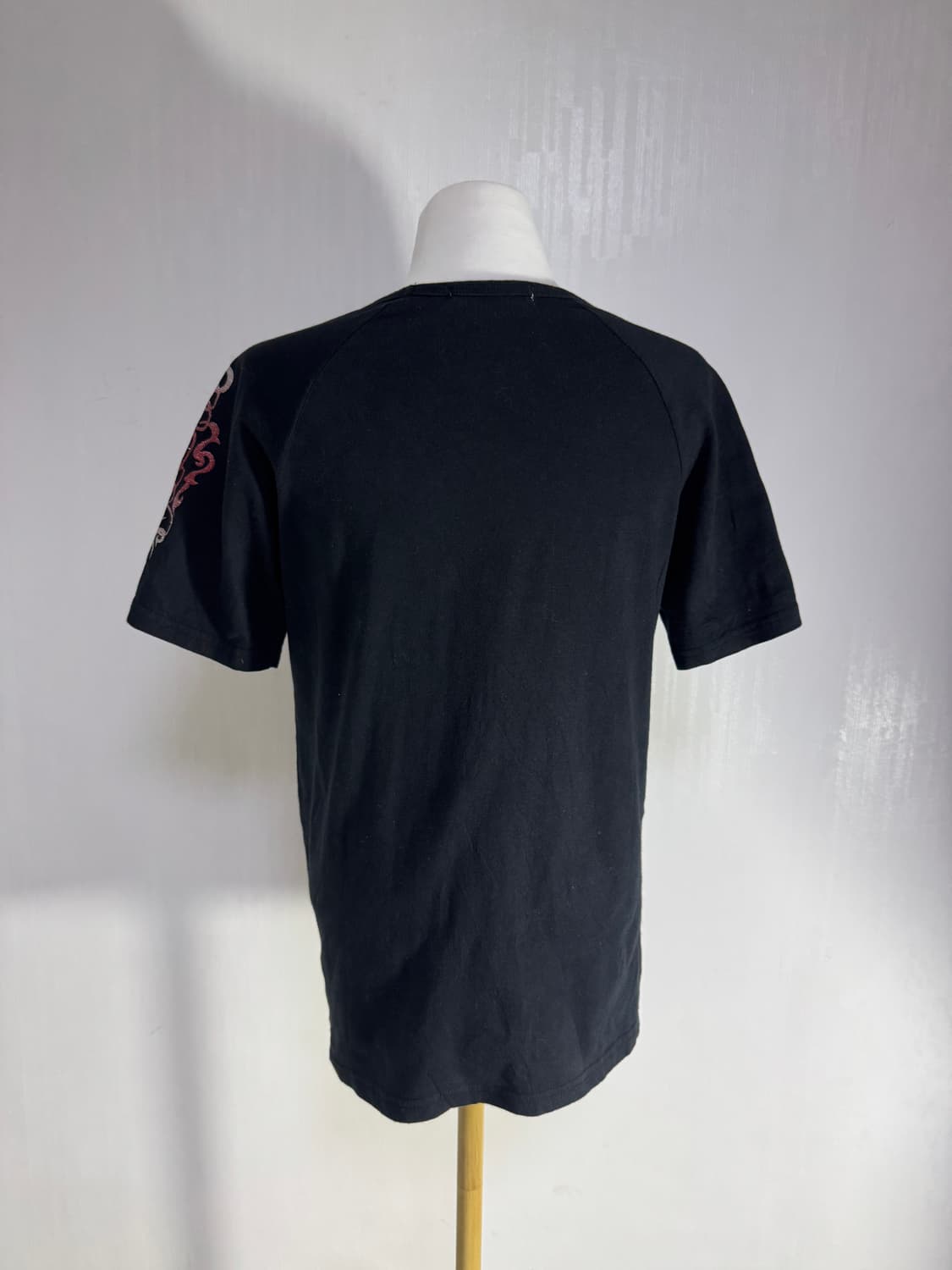 시멘틱 디자인 레터링 크로스 티셔츠 y2k 펑크 상품이미지3