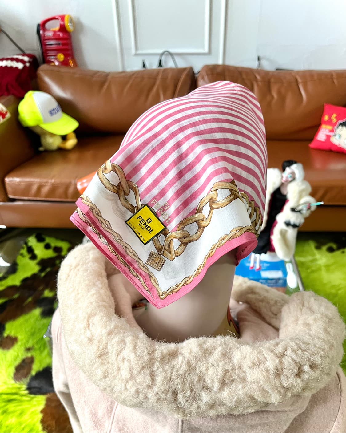 1980-90s Old FENDI Archive Bandana Scarf 상품이미지3