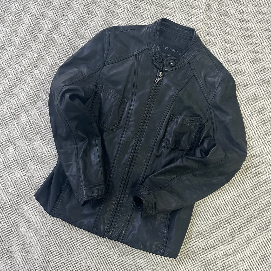 77 실베르꼬쉬 가죽 레더자켓 0414D 상품이미지1