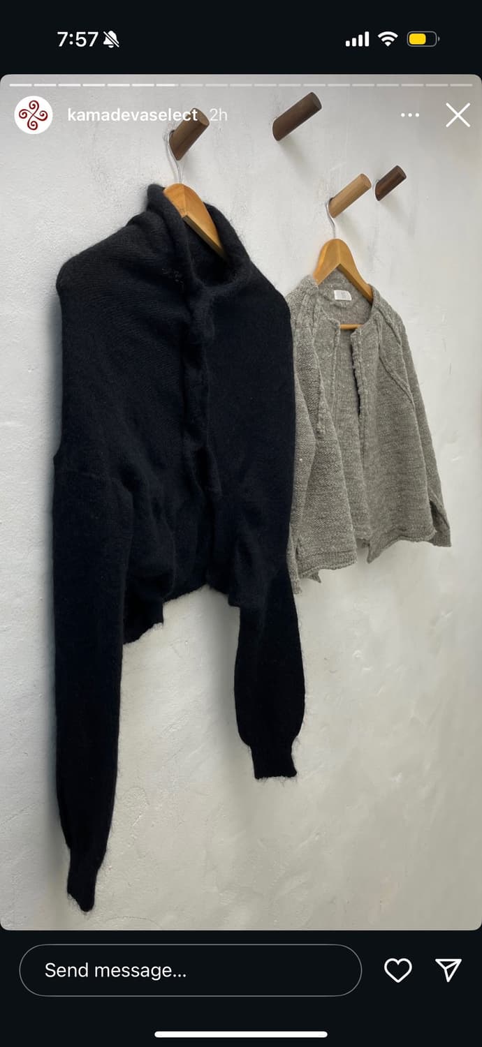 꼼데가르송 트리콧 모헤어 니트 가디건 상품이미지4