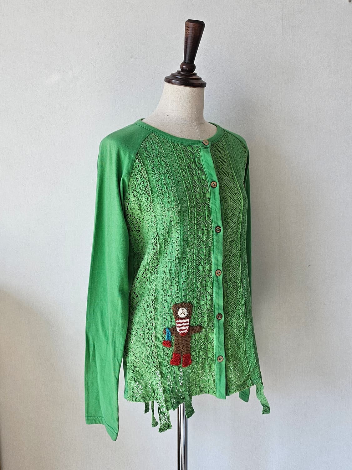 유러피안 빈티지 면레이스 가디건 / 엄마딸 커플룩 이벤트 촬영용의상 상품이미지4