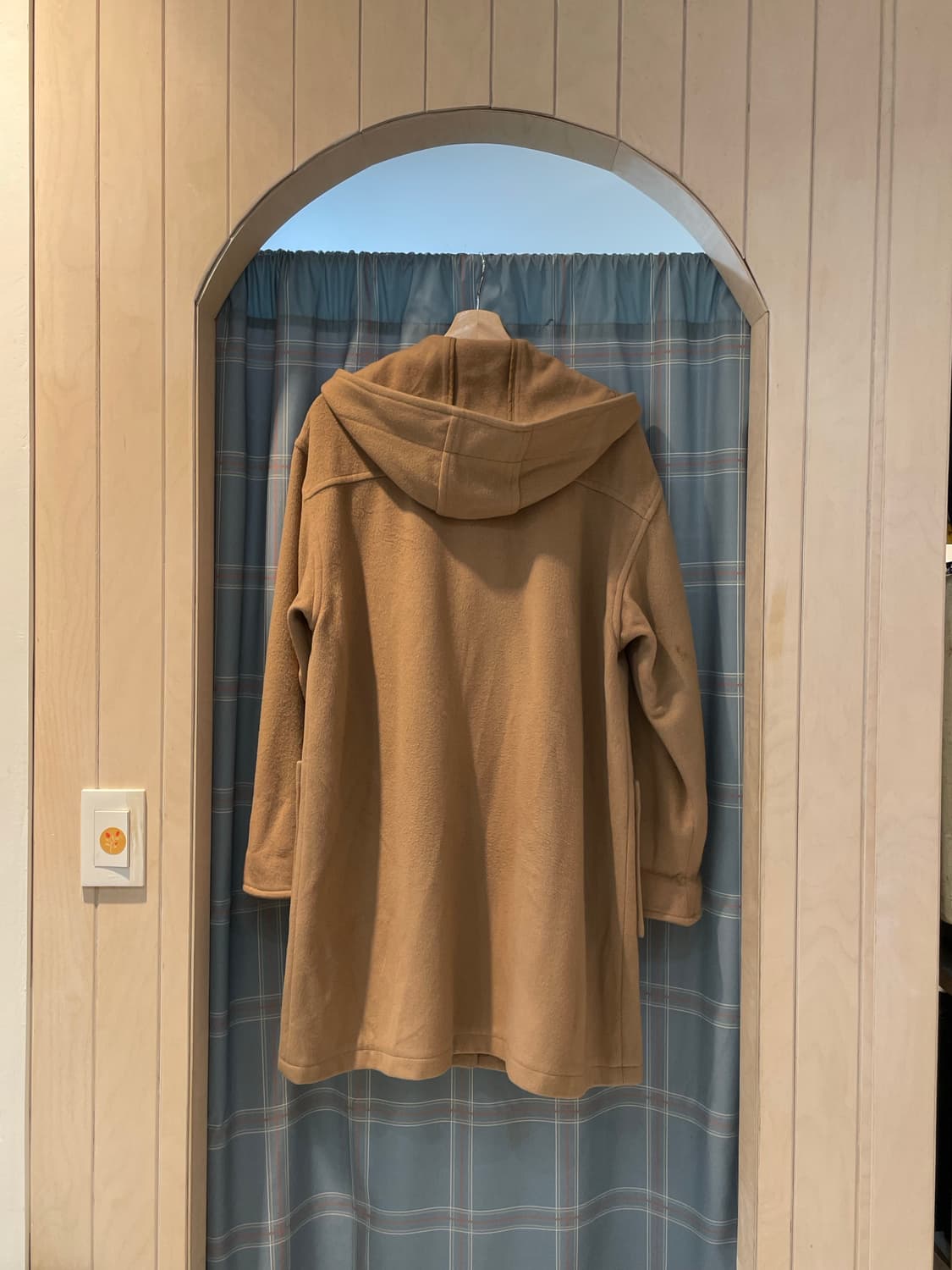 일본빈티지 우드버튼 오버핏 떡볶이코트 상품이미지5