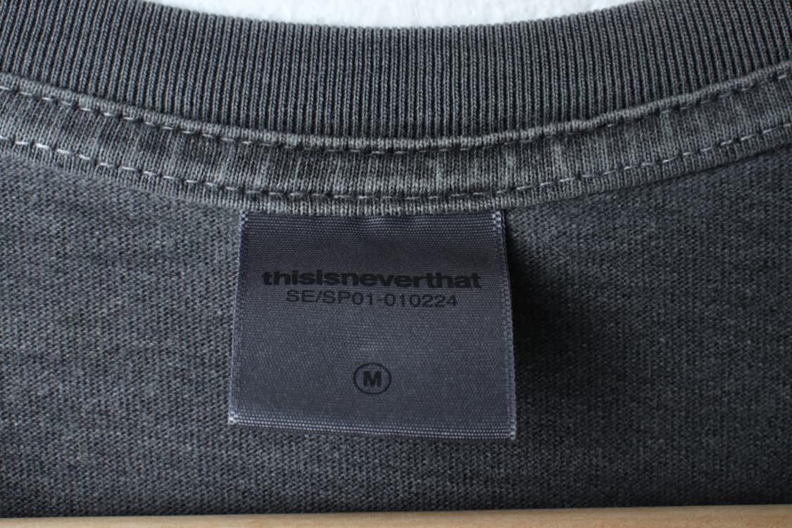 (M-XL) 디스이즈네버댓 반팔 티셔츠 피그먼트 워싱 그레이-7B97 상품이미지6