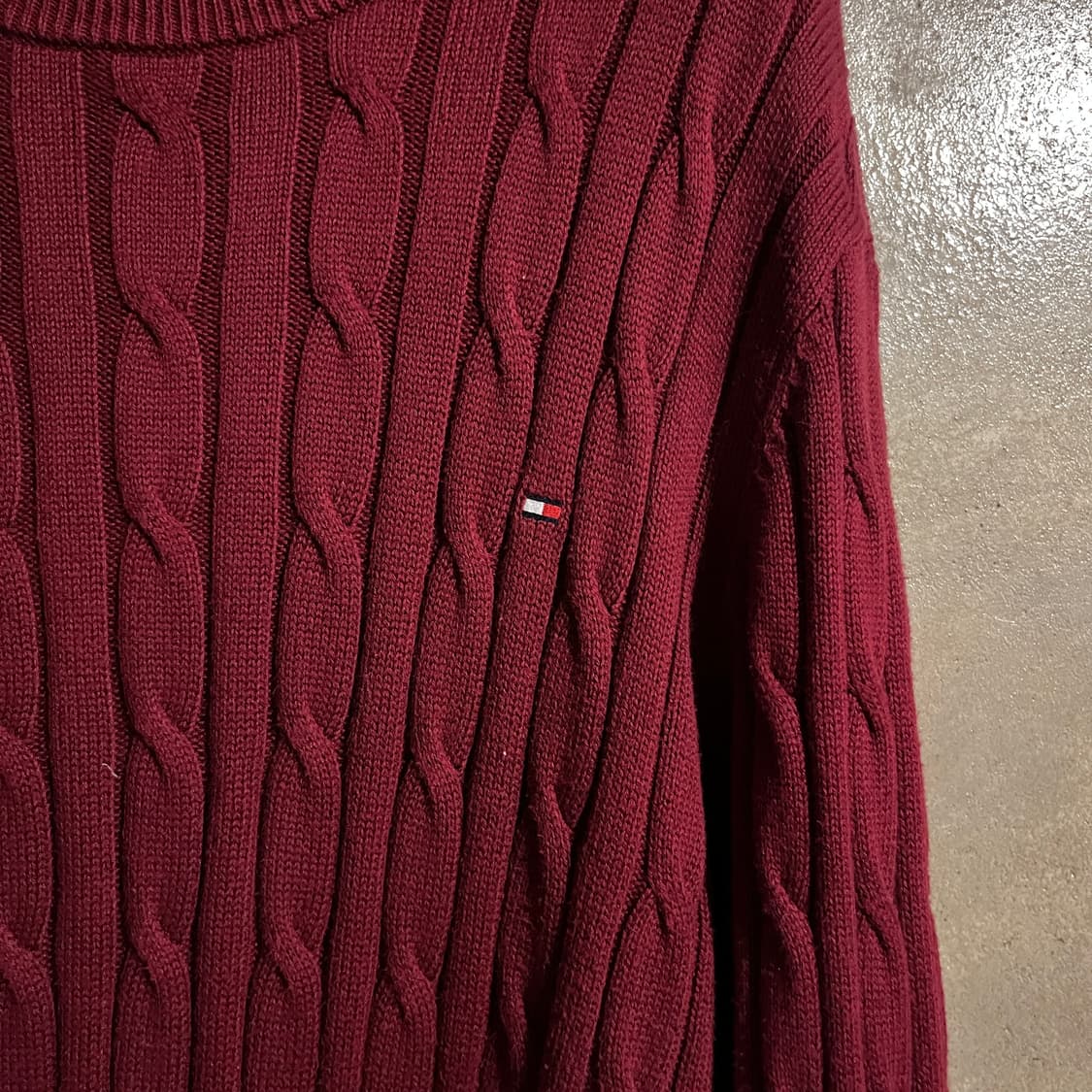 타미힐피거 케이블 니트 상품이미지6