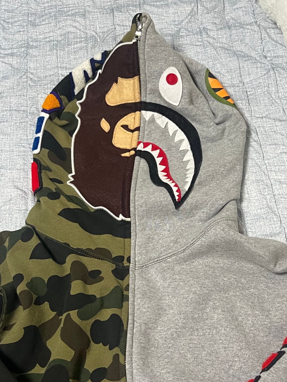 베이프 후드집업 2XL 팝니다. 상품이미지1