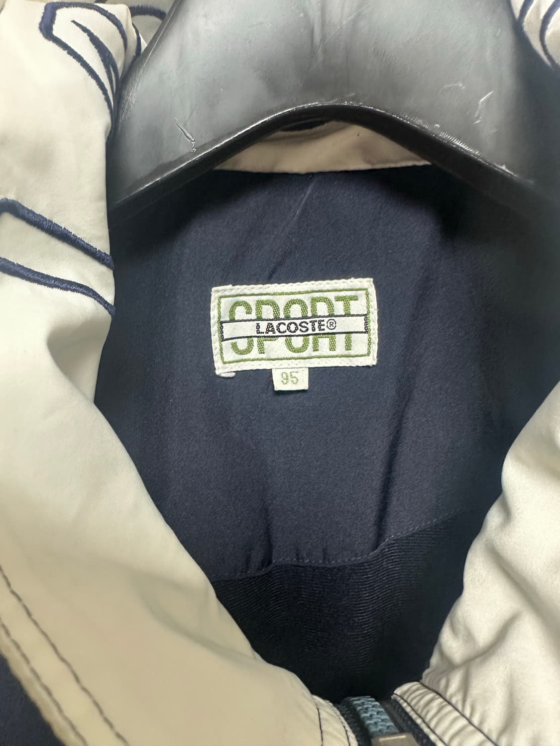 no.172 라코스테 로고라인 블루종자켓 100 상태굿🙂 상품이미지3