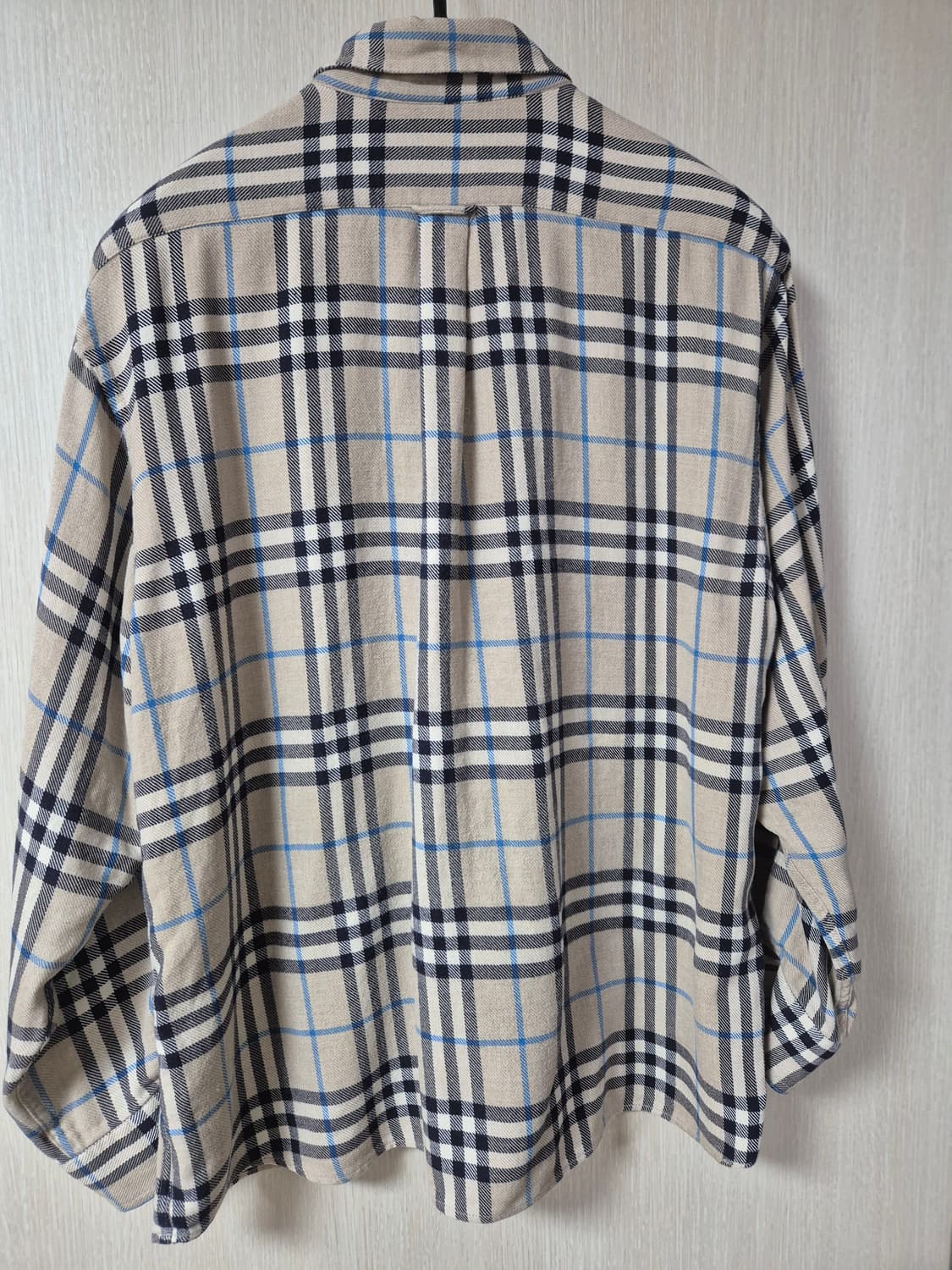 (정품) 버버리 체크 남방 셔츠 코튼 남방 M 상품이미지2