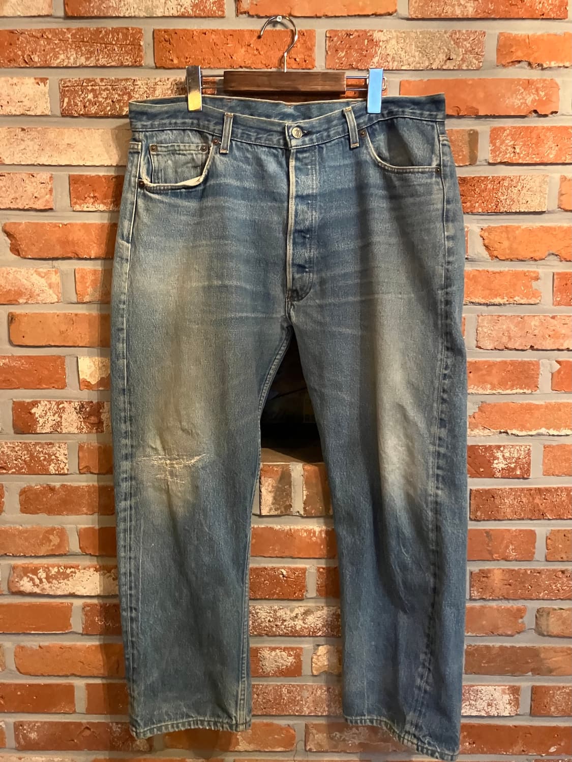 80s USA 빈티지 리바이스 501 0000 데님 팬츠 상품이미지2