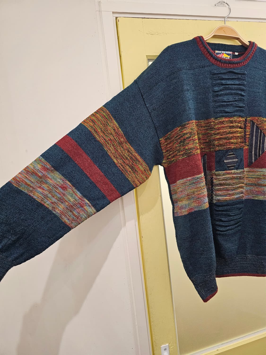 Estrema Italy 패턴 울 니트 상품이미지5