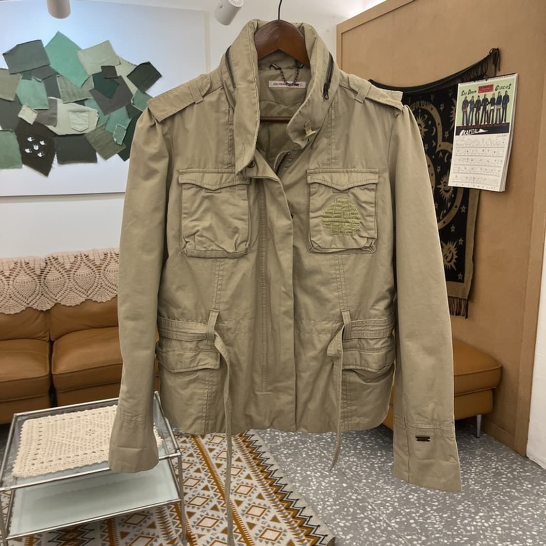 리바이스 빈티지 벨티드 밀리터리 사파리 워크 야상자켓 L C10945 상품이미지3
