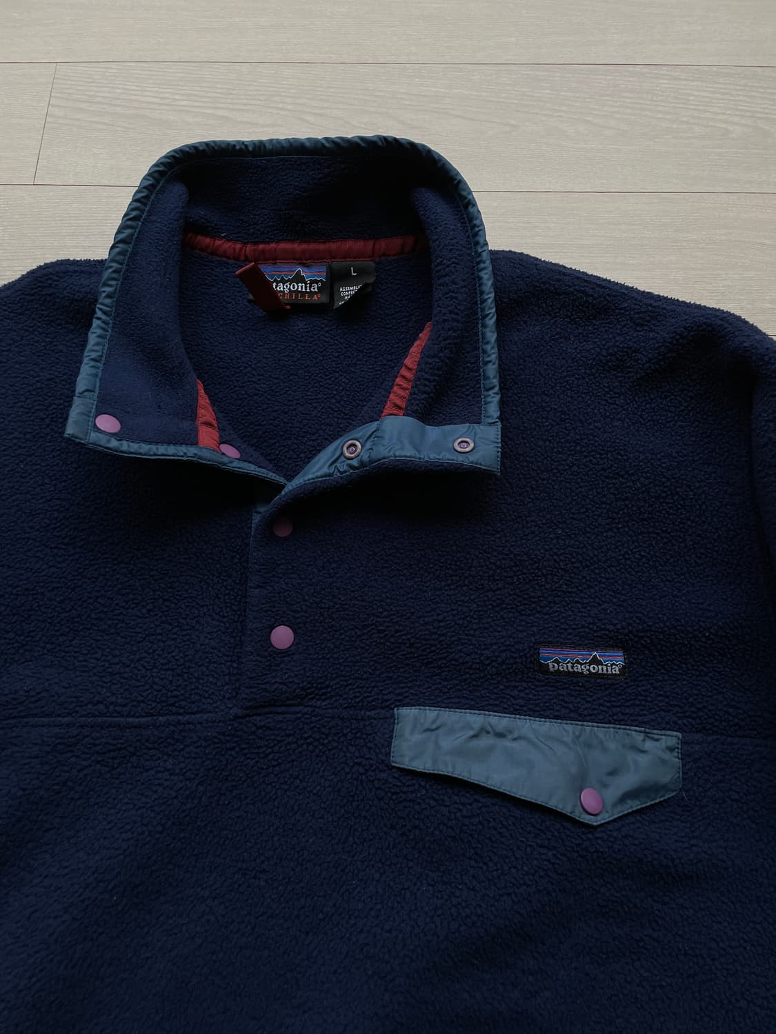 파타고니아 신칠라 네이비 블루 rare 빈티지 상품이미지4