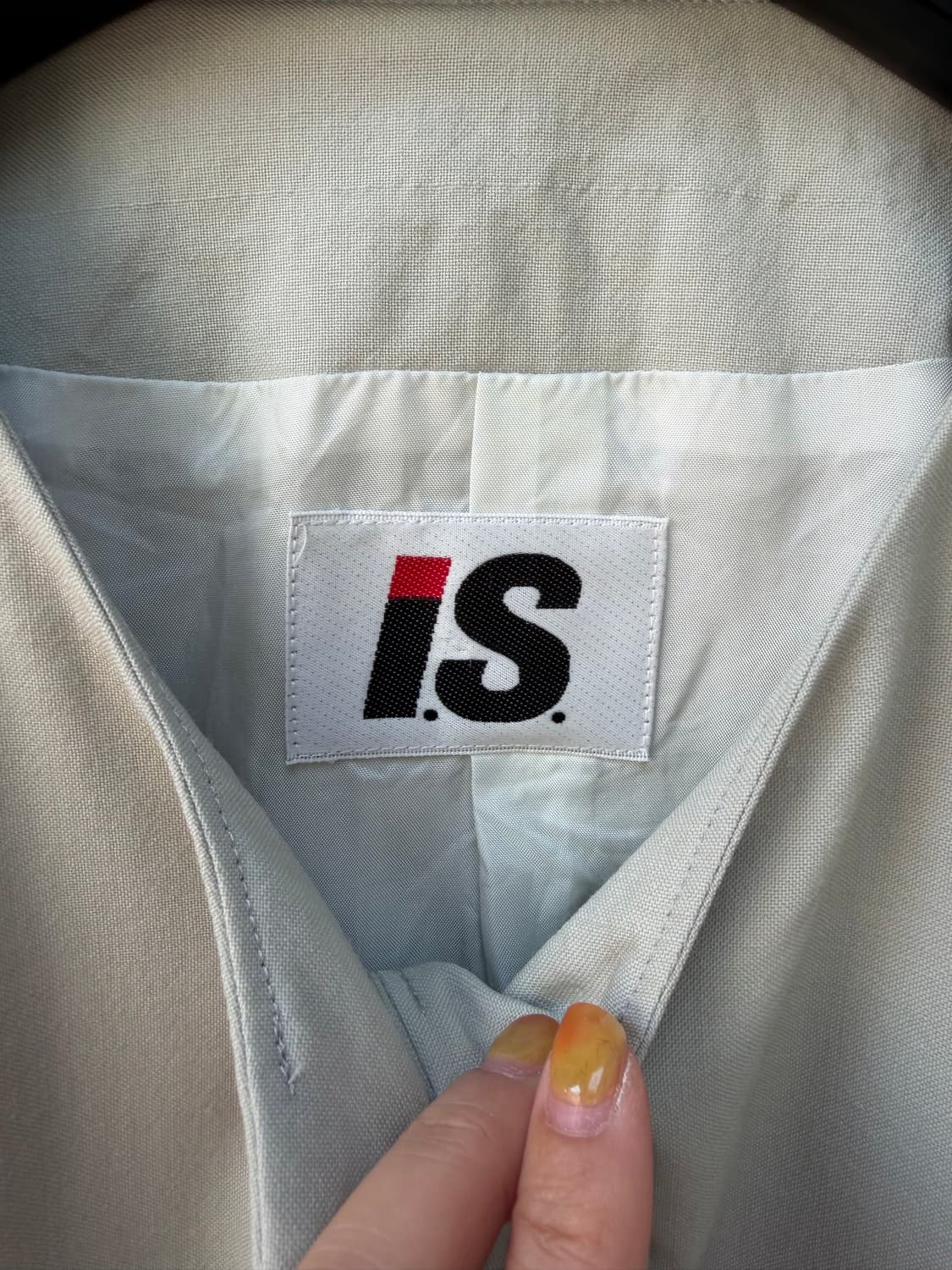90s I.S issey miyake sport 노칼라 써머 자켓 상품이미지4