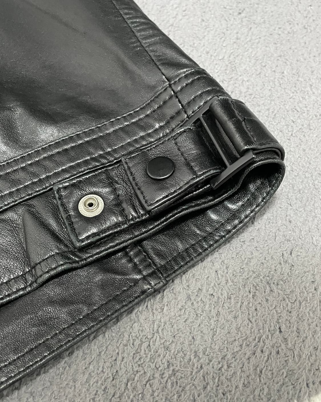 Codes Combine Leather Rider Jacket  상품이미지5