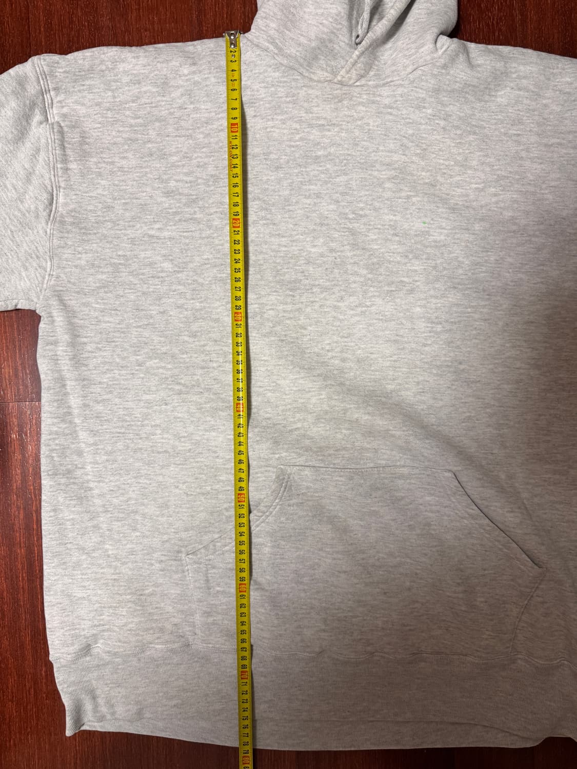 80S 러셀 더블페이스 그레이 후드 상품이미지4