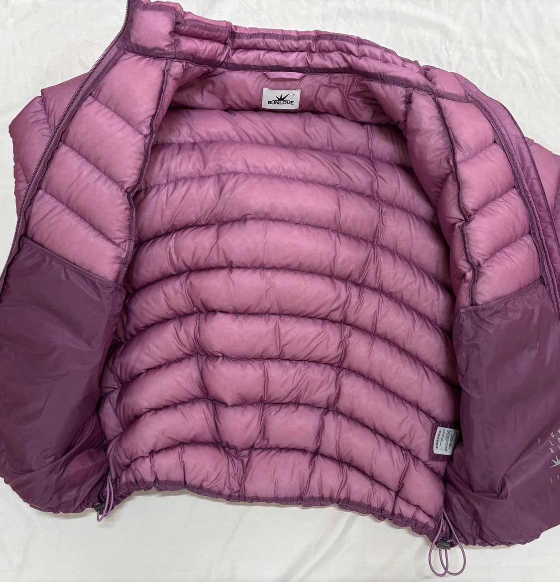 선러브 경량패딩 M사이즈 상품이미지4