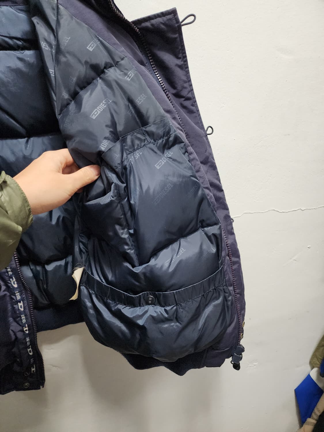 (빅사이즈) 디젤 n2b 00s 오리털 패딩 점퍼 상품이미지7