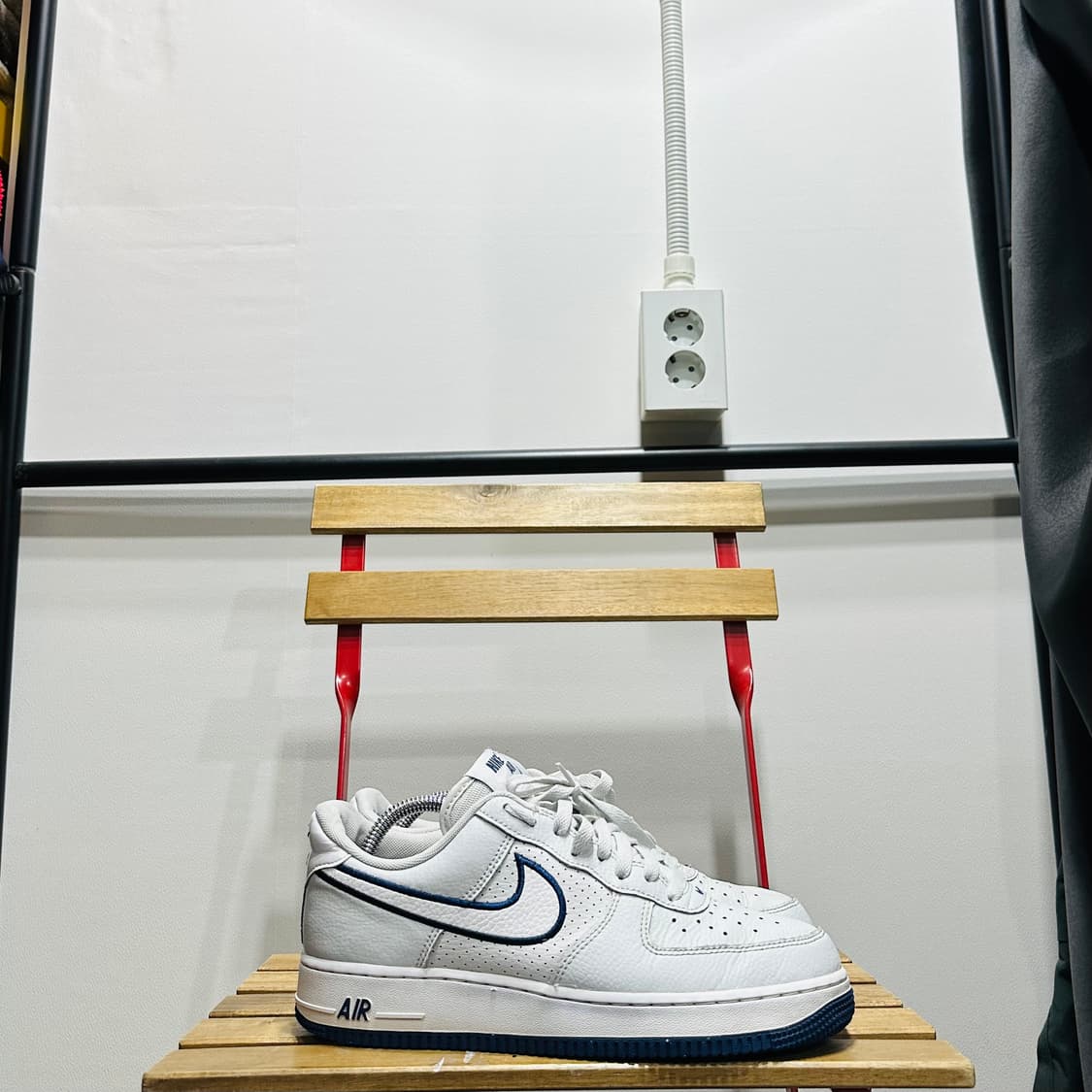 265) 나이키 운동화 남성 남자 신발 포스 1 '07 로우 미드나잇  상품이미지1