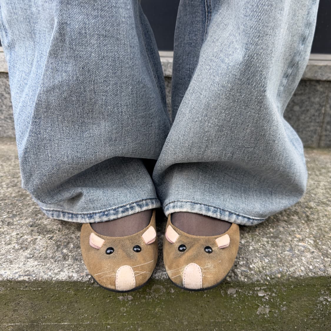 00s 마크 제이콥스 스웨이드 마우스 발레 플랫 상품이미지6